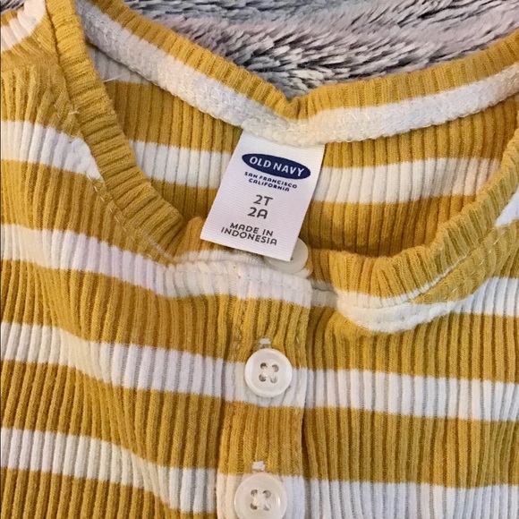 Mustard stripe shirt - Picture 2 of 3